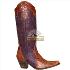 Bota texas amassada pipoca roxa sv8968